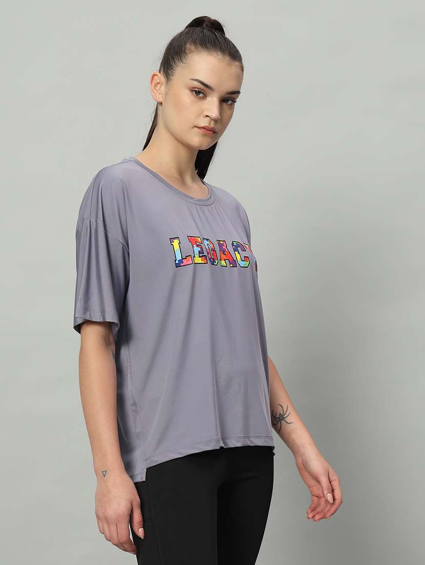 women printed dri-fit sports t-shirt - 21762839 -  Standard Image - 1