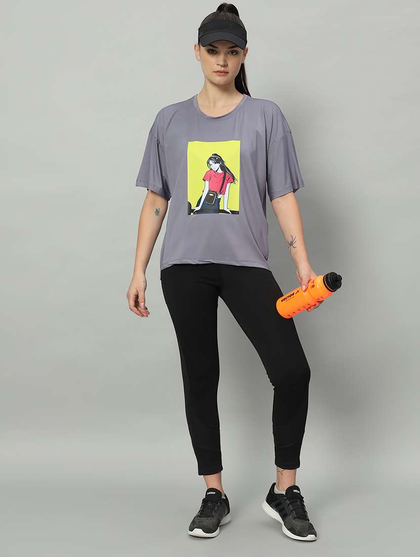 women printed dri-fit sports t-shirt - 21762841 -  Standard Image - 4