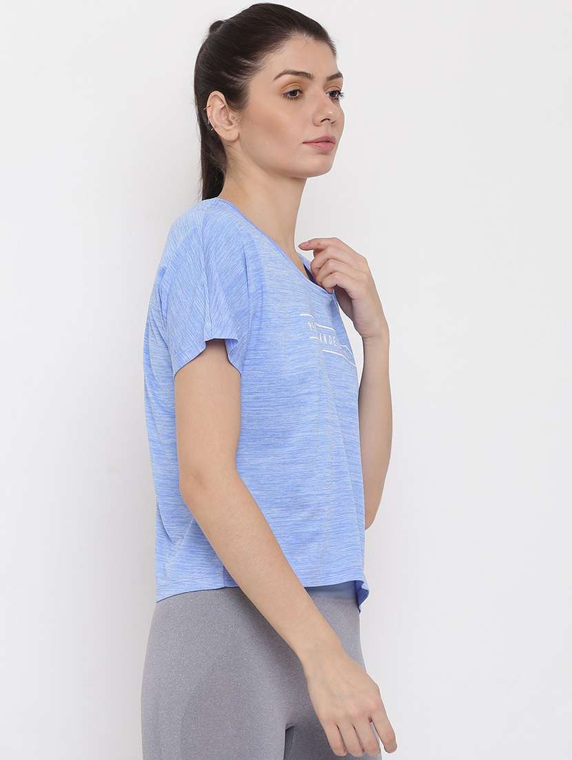 women printed short sleeves sports t-shirt - 21762879 -  Standard Image - 1