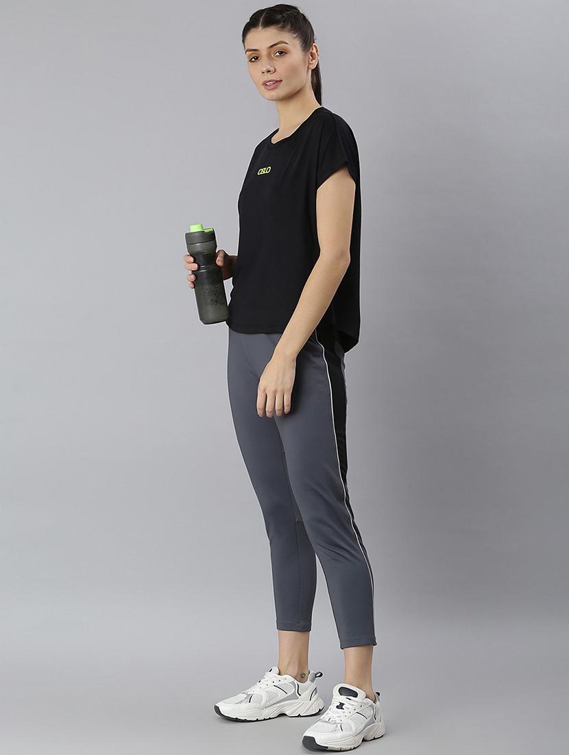 women printed round neck dri-fit sports t-shirt - 21762885 - Standard Image - 4