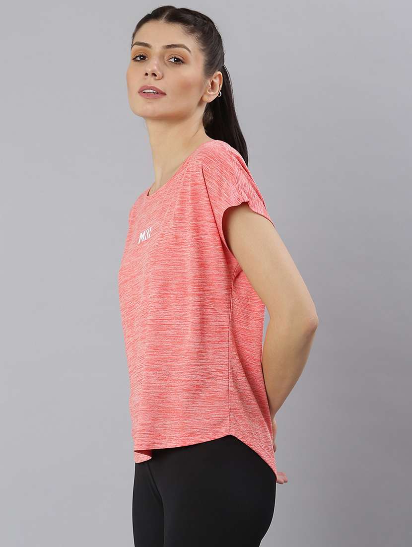 women printed short sleeves sports t-shirt - 21762900 -  Standard Image - 1