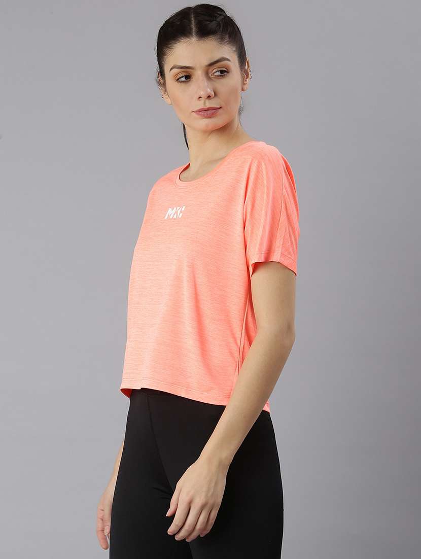 women printed short sleeves sports t-shirt - 21762901 -  Standard Image - 1