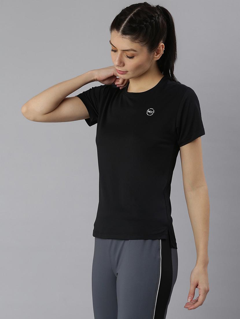 women printed short sleeves sports t-shirt - 21762902 - Standard Image - 1
