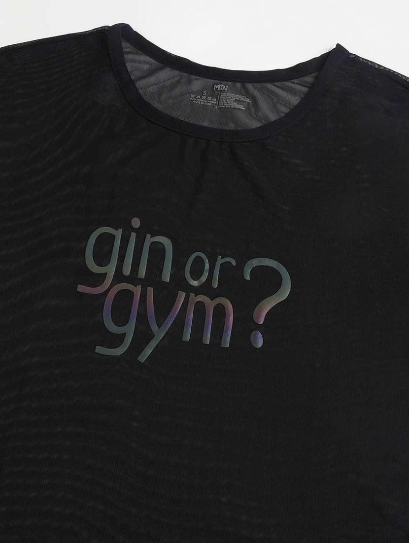 women typography print relaxed fit dri-fit t-shirt - 21762940 -  Standard Image - 6