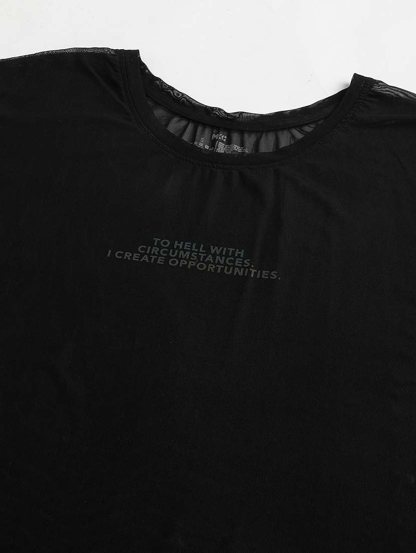 women typography printed relaxed fit dri-fit t-shirt - 21762949 -  Standard Image - 6