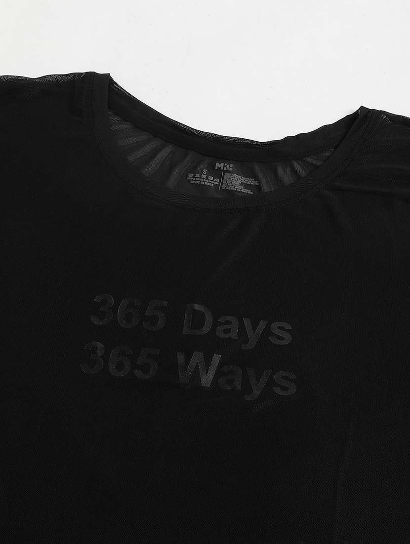 women typography printed relaxed fit dri-fit t-shirt - 21762953 -  Standard Image - 6