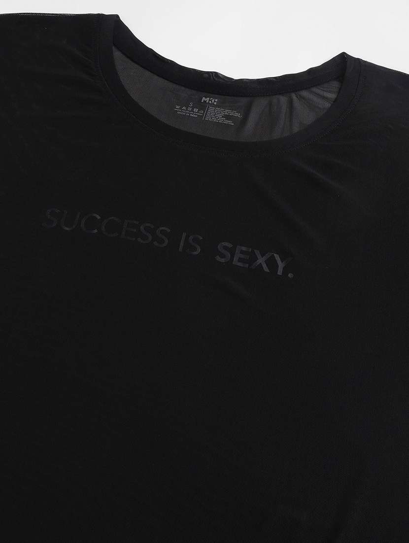 women typography printed relaxed fit dri-fit t-shirt - 21762959 -  Standard Image - 6