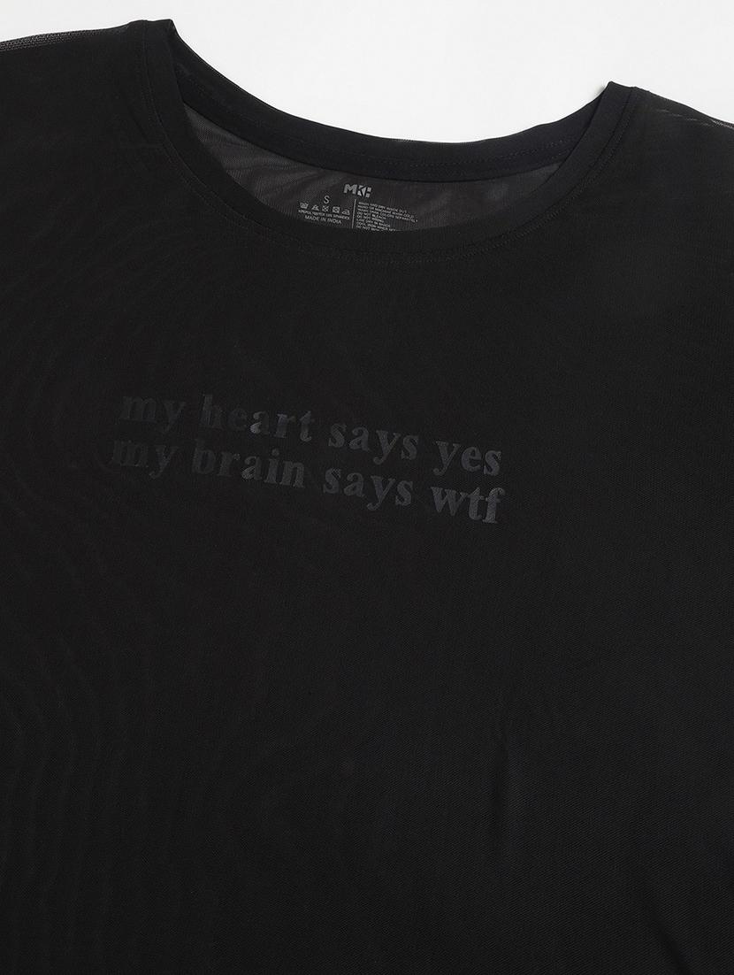women typography printed relaxed fit dri-fit t-shirt - 21762965 - Standard Image - 6