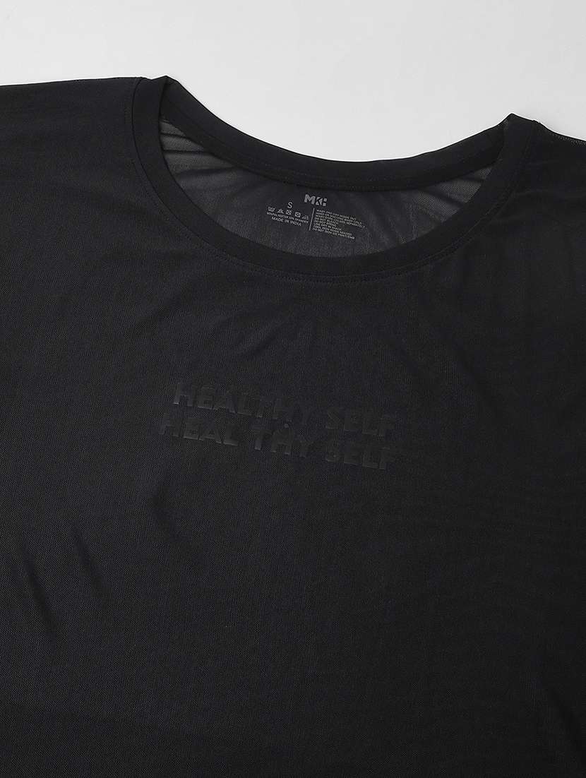 women printed round neck dri fit t-shirt - 21762973 -  Standard Image - 6