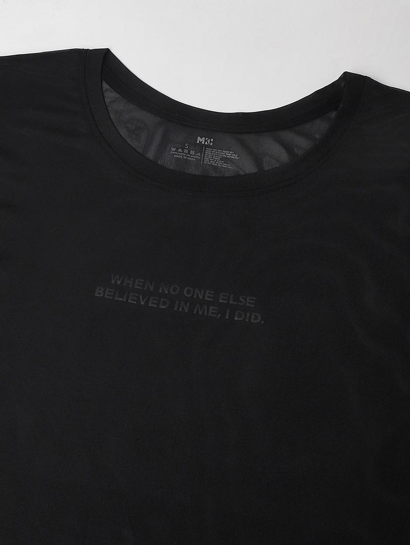 women printed round neck dri fit t-shirt - 21762974 - Standard Image - 6