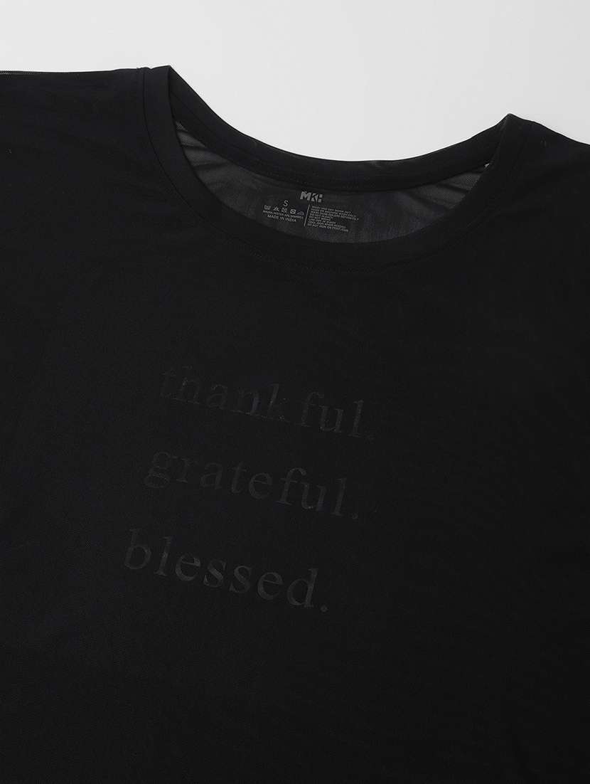 women printed round neck dri fit t-shirt - 21762978 -  Standard Image - 6