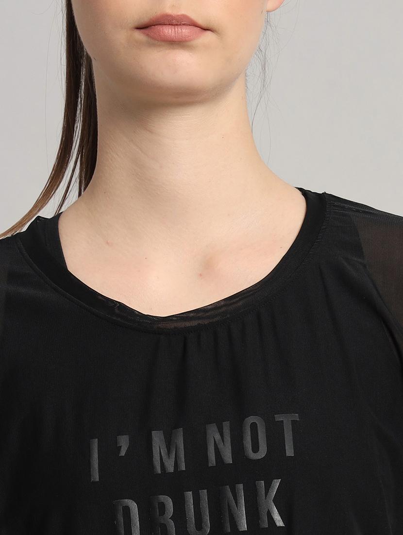 women typography printed relaxed fit dri-fit t-shirt - 21763015 - Standard Image - 6