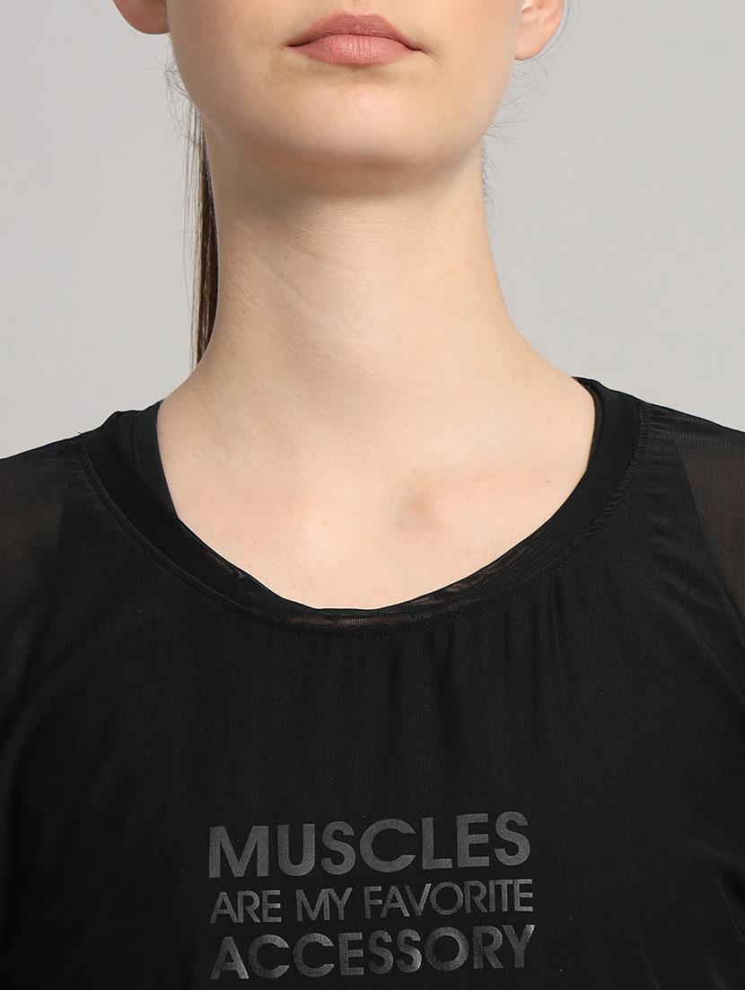 women typography printed relaxed fit dri-fit t-shirt - 21763016 - Standard Image - 6