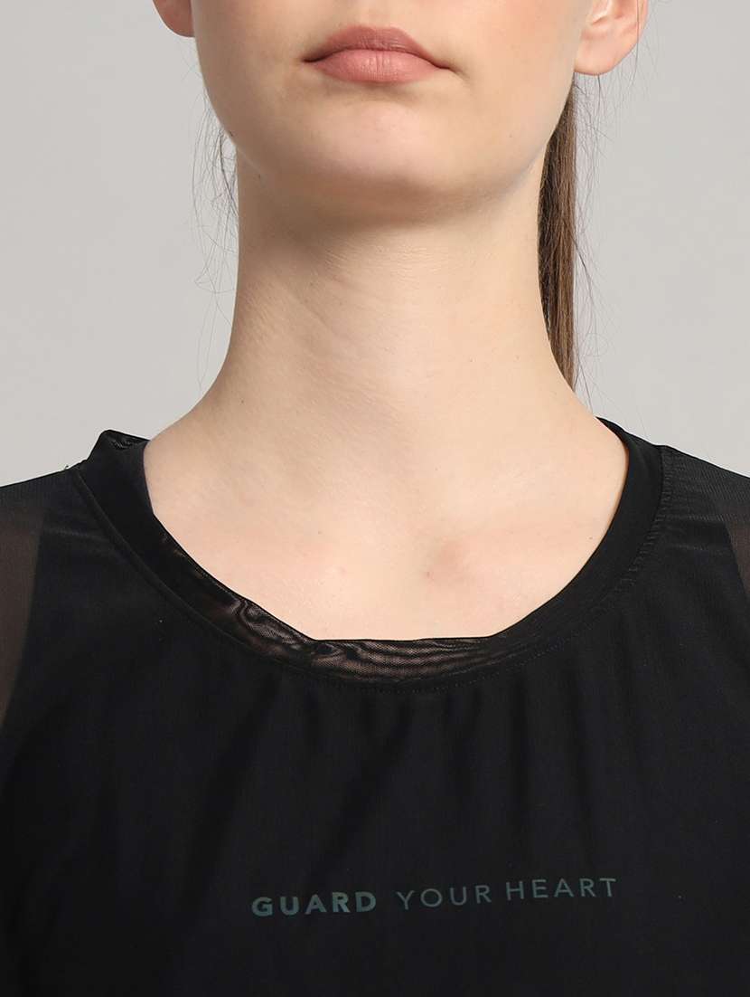 women typography printed relaxed fit dri-fit t-shirt - 21763020 -  Standard Image - 6