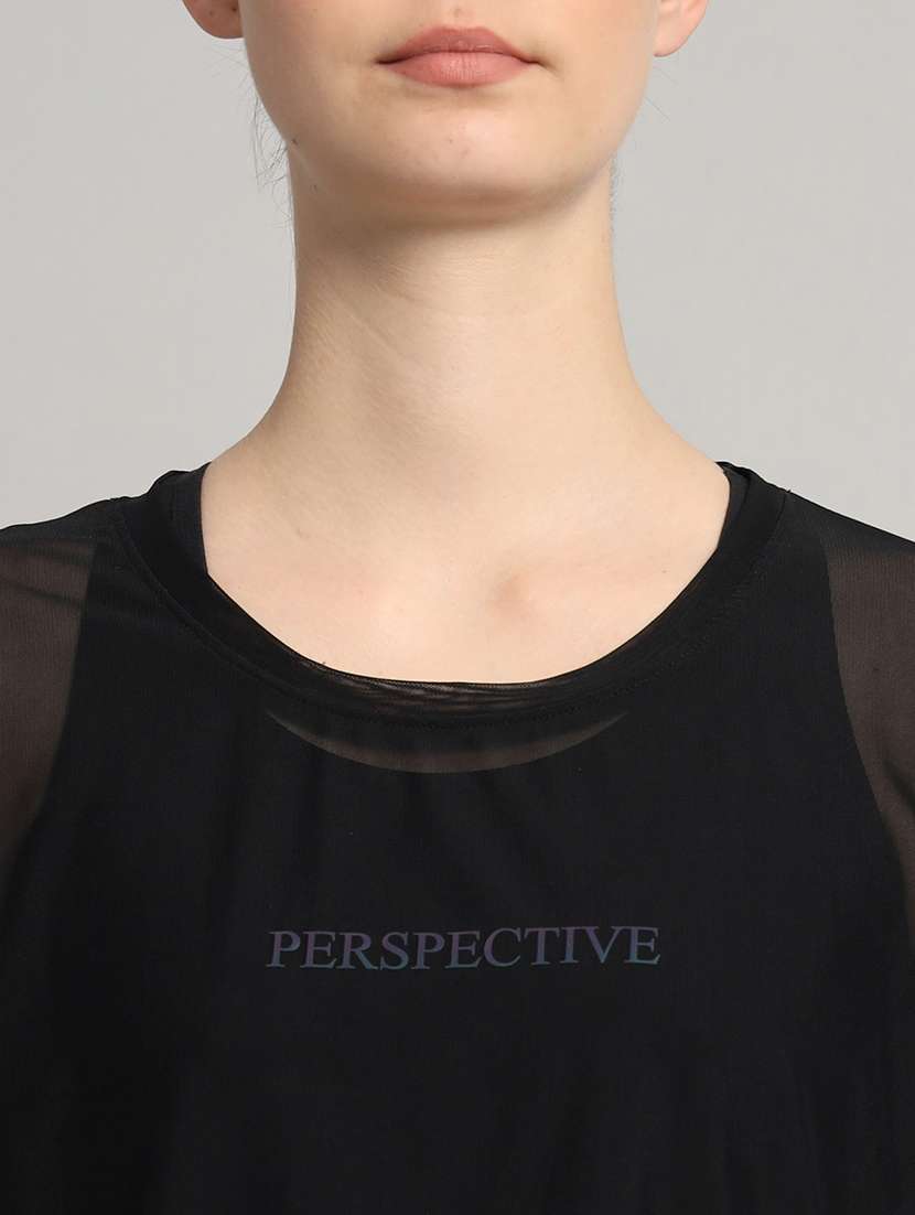 women typography printed relaxed fit dri-fit t-shirt - 21763025 -  Standard Image - 6