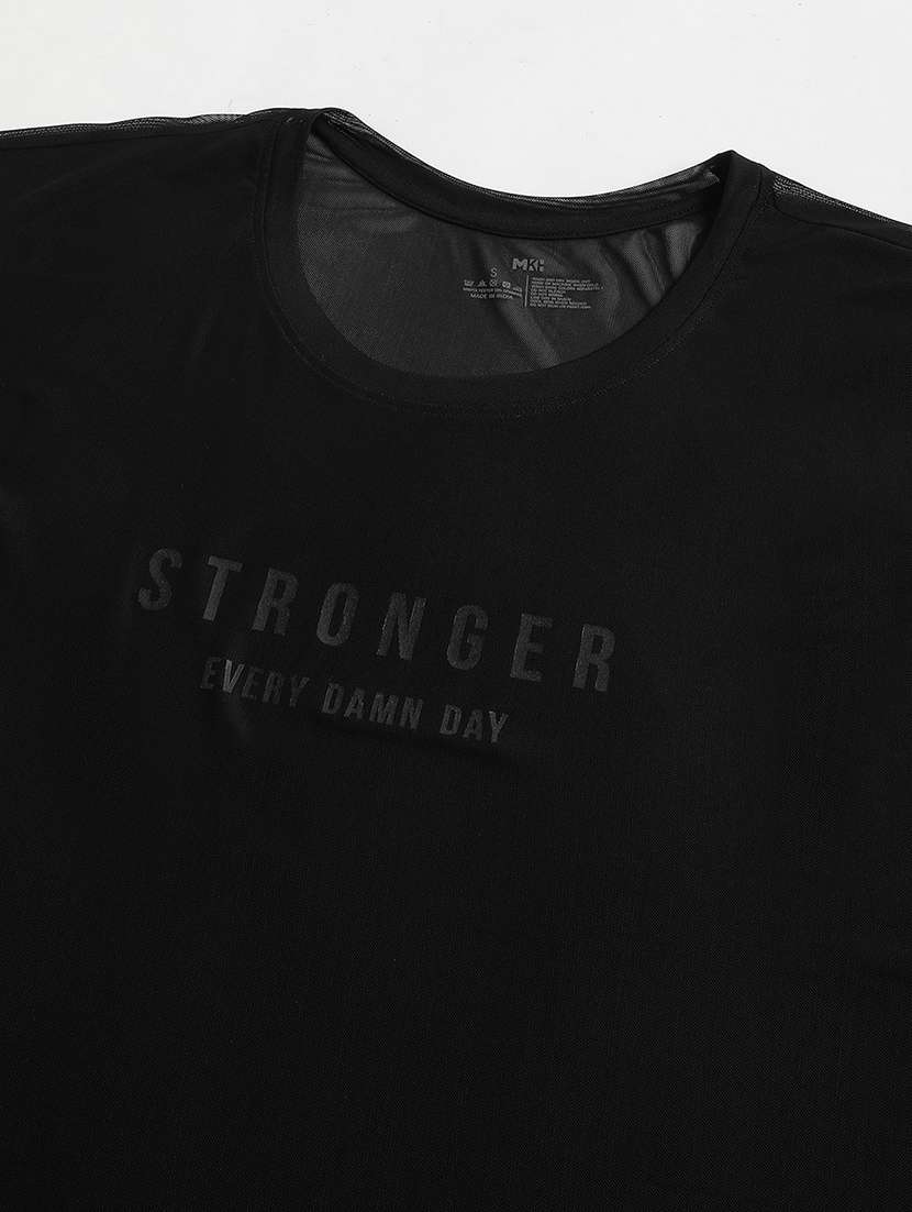 women typography printed round neck dri-fit t-shirt - 21763035 -  Standard Image - 6