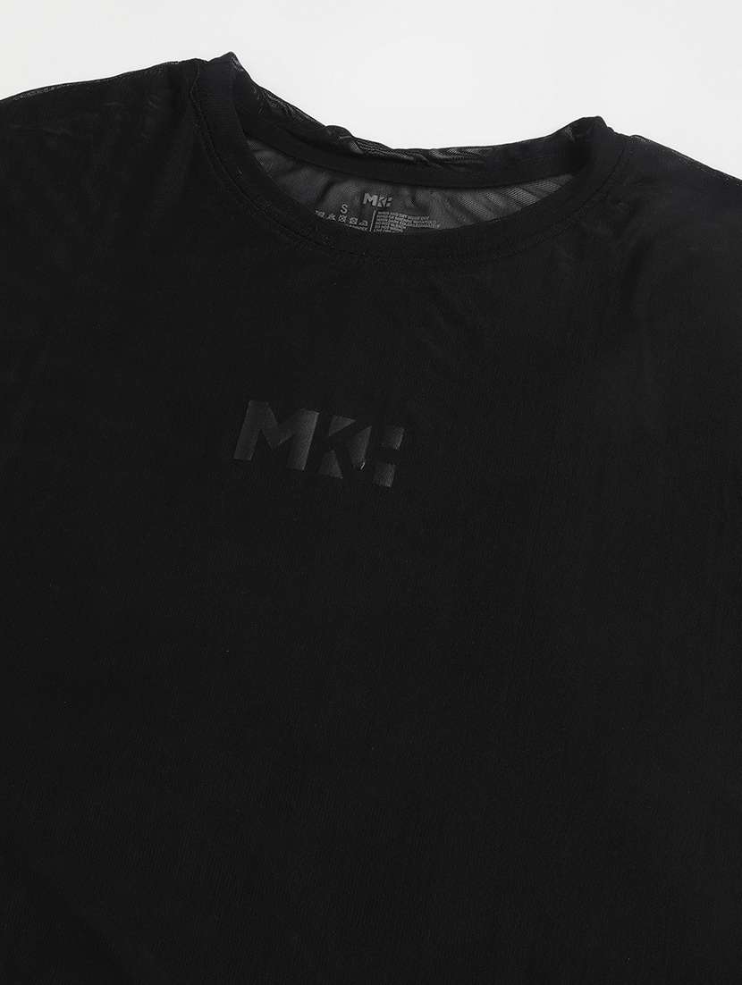 women solid round neck dri-fit t-shirt - 21763037 -  Standard Image - 6