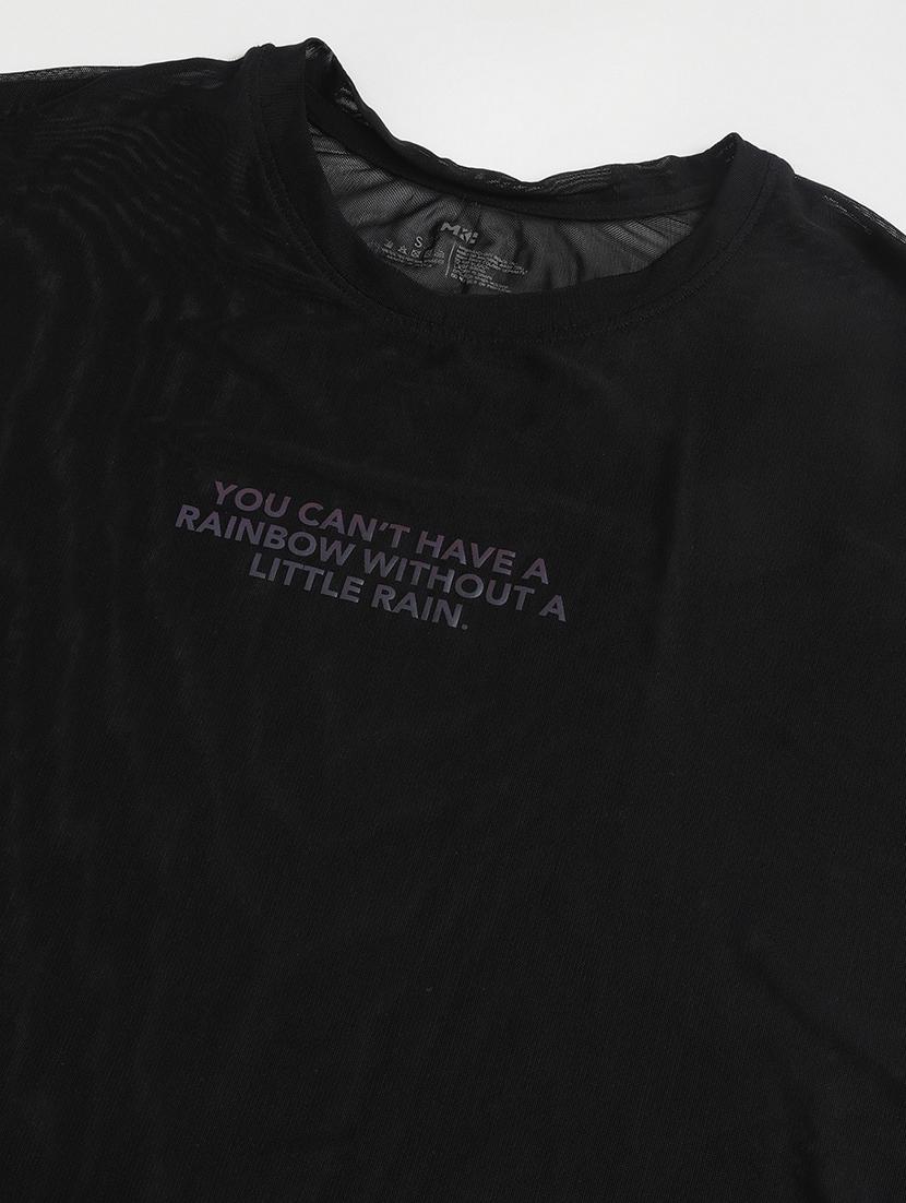 women typography printed round neck dri-fit t-shirt - 21763041 - Standard Image - 6