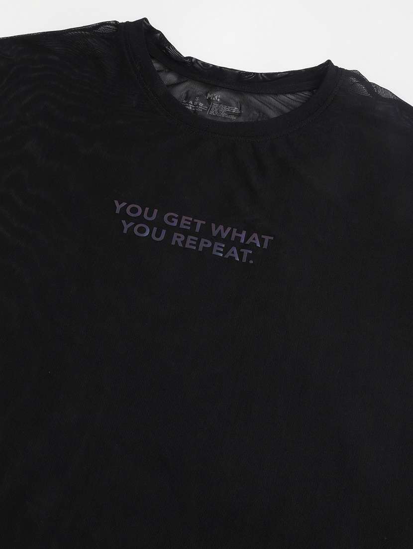 women typography printed round neck dri-fit t-shirt - 21763042 -  Standard Image - 6