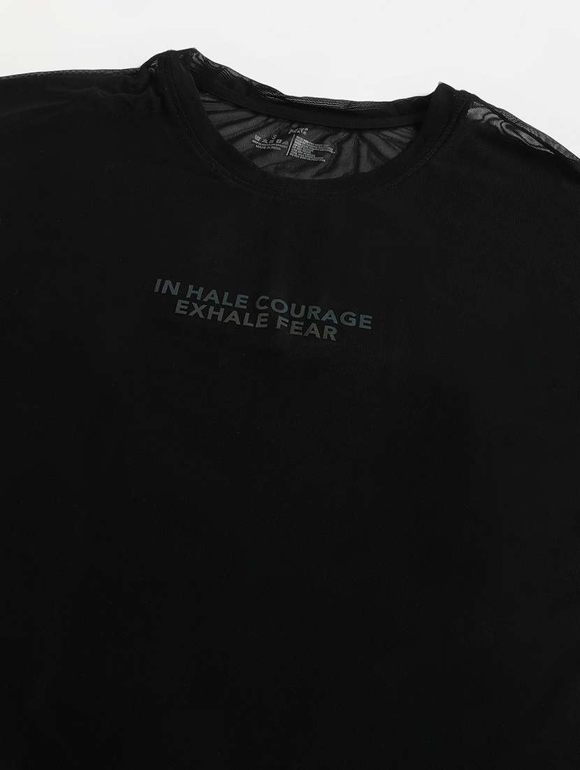 women typography printed relaxed fit dri-fit t-shirt - 21763044 -  Standard Image - 6