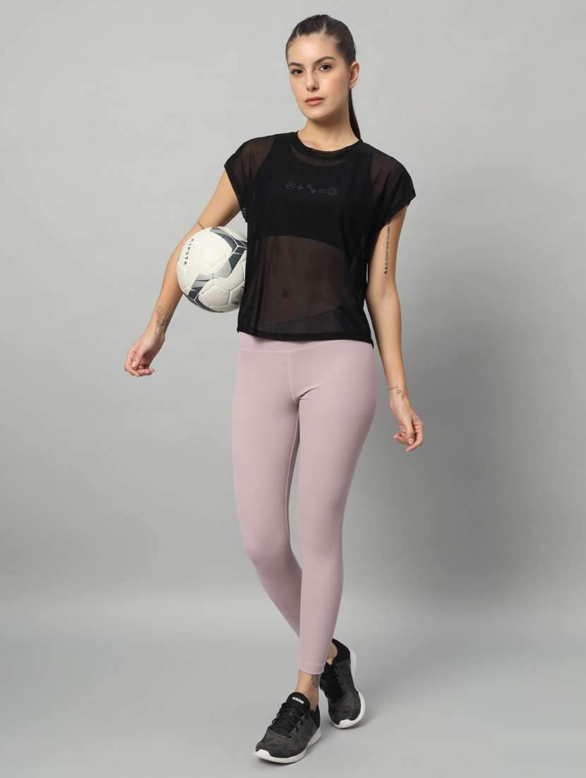 women typography printed relaxed fit dri-fit t-shirt - 21763080 -  Standard Image - 4