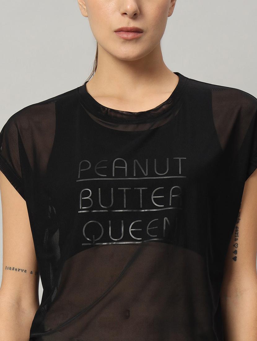 women typography printed relaxed fit dri-fit t-shirt - 21763090 - Standard Image - 6