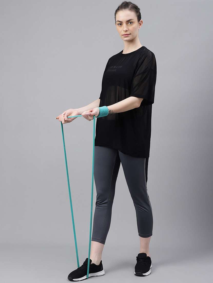 women typography printed relaxed fit dri-fit t-shirt - 21763100 -  Standard Image - 4