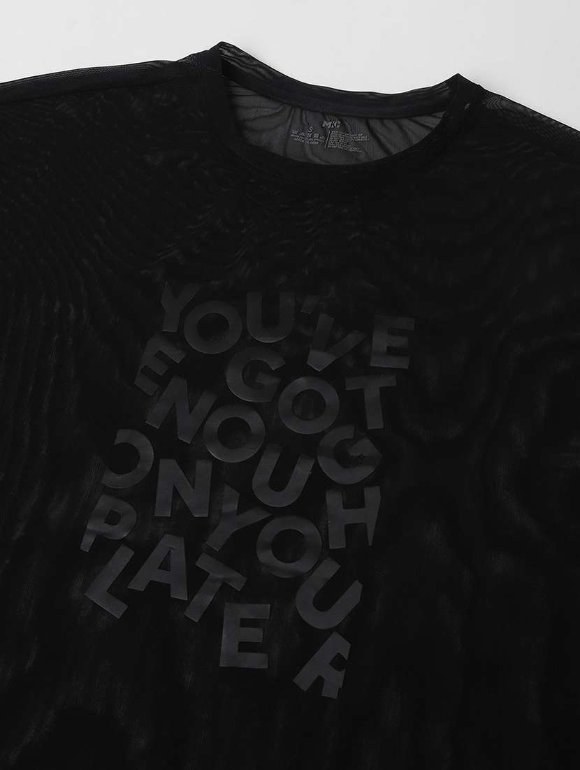 women typography printed relaxed fit dri-fit t-shirt - 21763107 -  Standard Image - 6