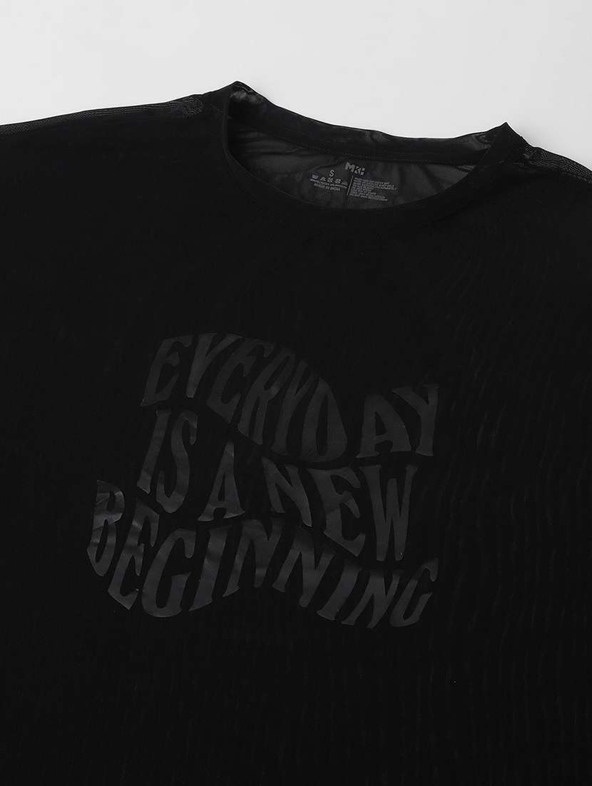 women typography printed relaxed fit dri-fit t-shirt - 21763110 -  Standard Image - 6