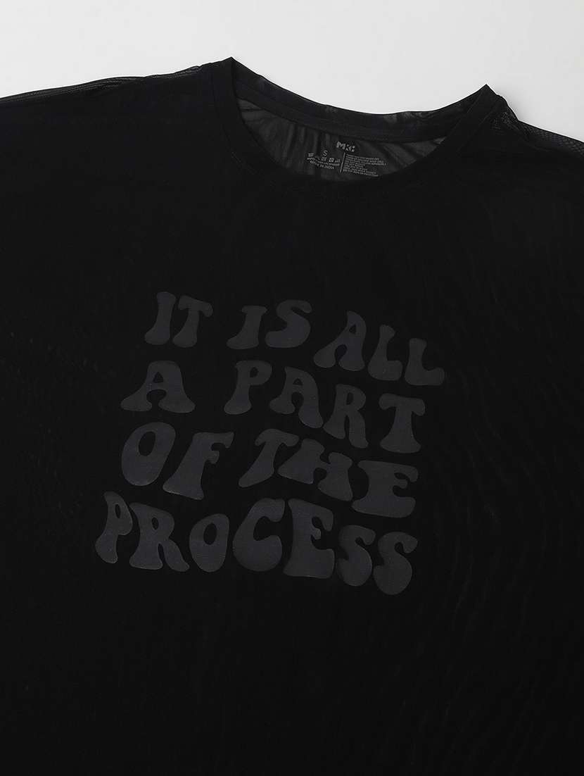 women typography printed relaxed fit dri-fit t-shirt - 21763113 -  Standard Image - 6