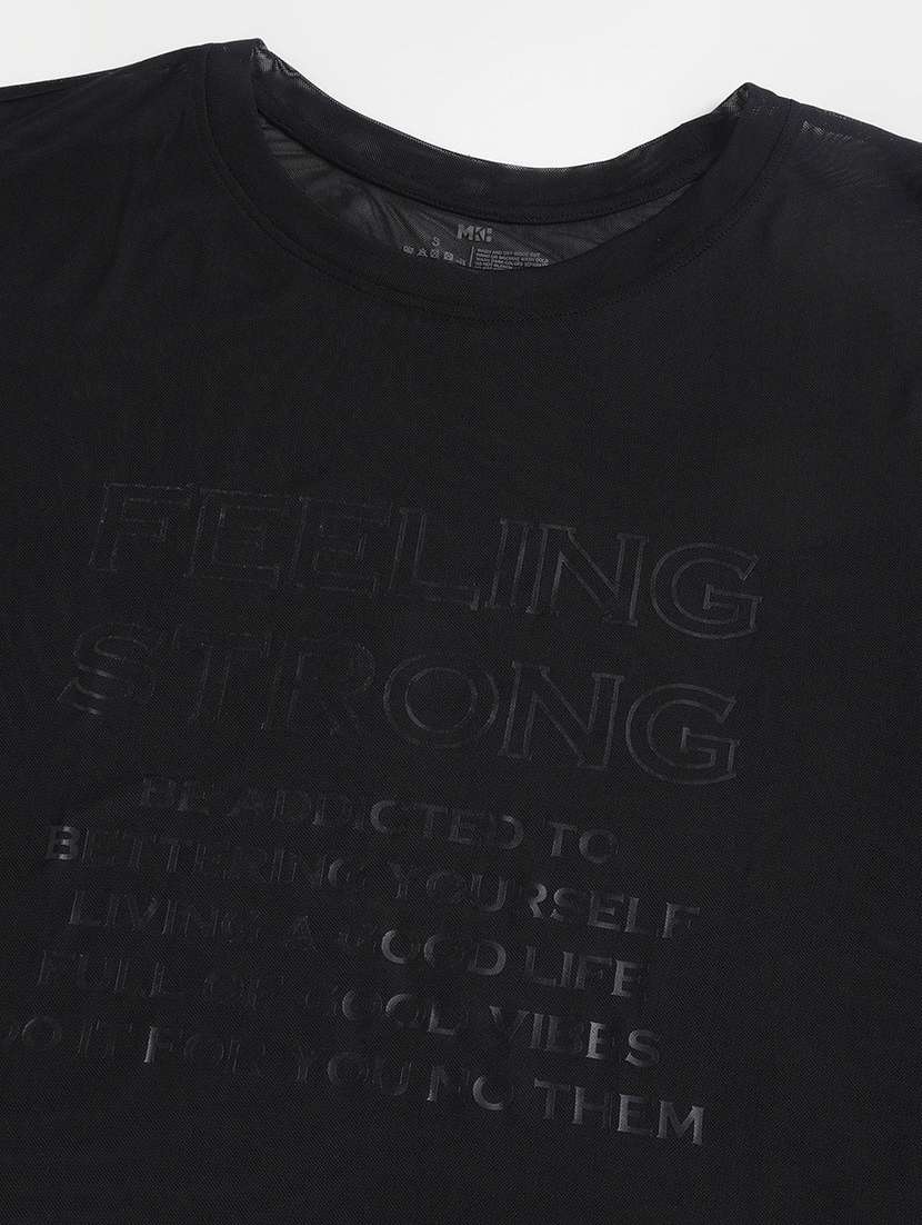 women typography printed relaxed fit dri-fit t-shirt - 21763136 -  Standard Image - 6