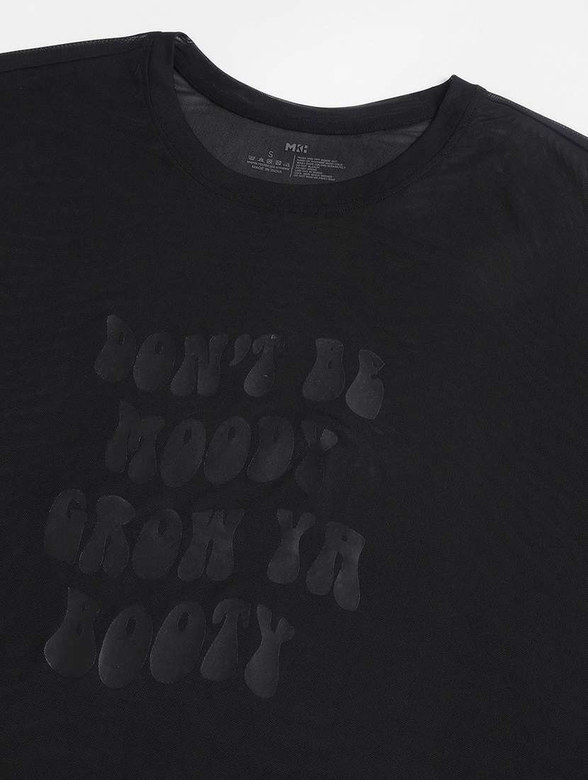 women typography printed relaxed fit dri-fit t-shirt - 21763144 -  Standard Image - 6