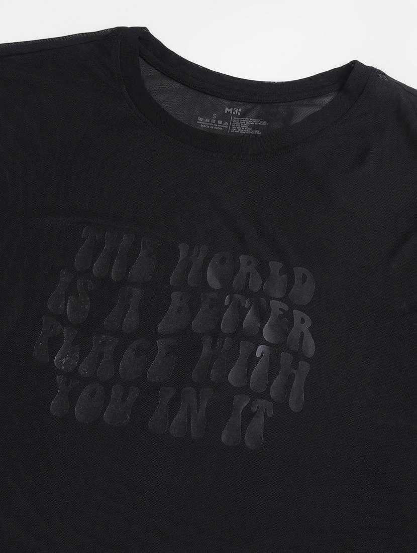 women typography printed relaxed fit dri-fit t-shirt - 21763148 -  Standard Image - 6