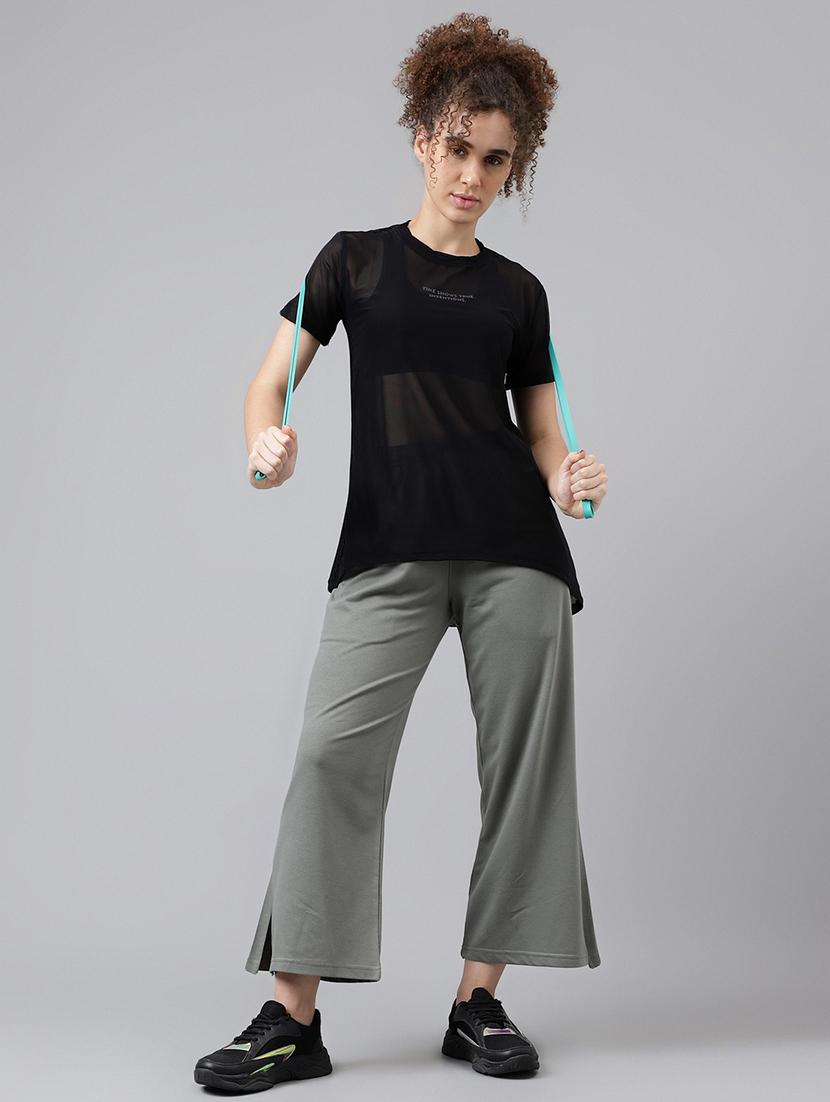 women typography printed relaxed fit dri-fit t-shirt - 21763174 - Standard Image - 4