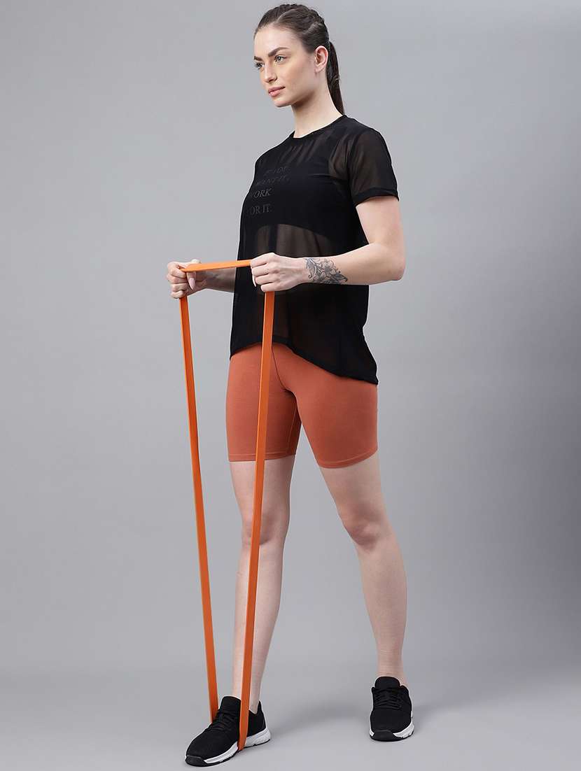 women typography printed relaxed fit dri-fit t-shirt - 21763185 -  Standard Image - 4