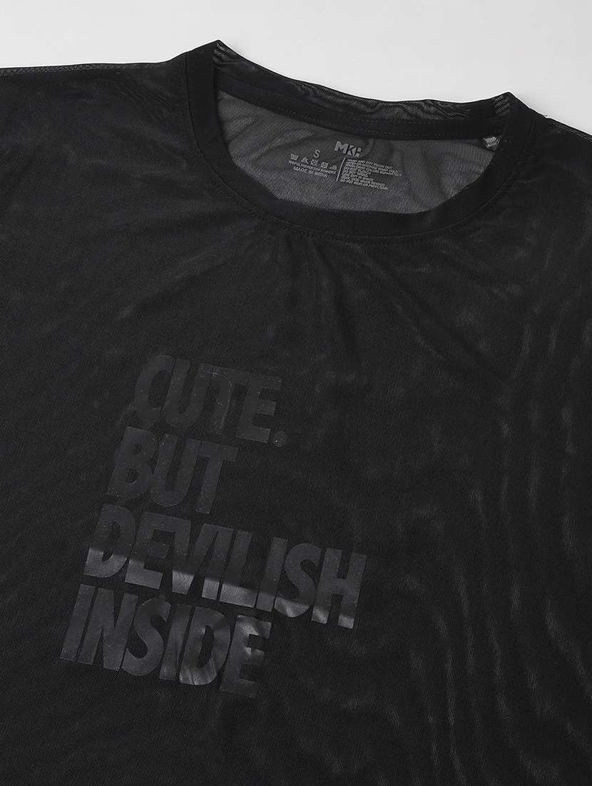 women typography printed relaxed fit dri-fit t-shirt - 21763190 -  Standard Image - 6