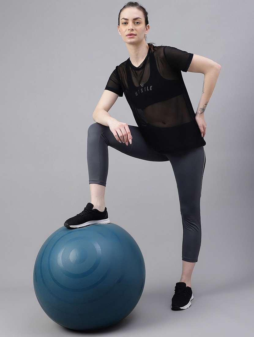 women typography printed relaxed fit dri-fit t-shirt - 21763196 -  Standard Image - 4