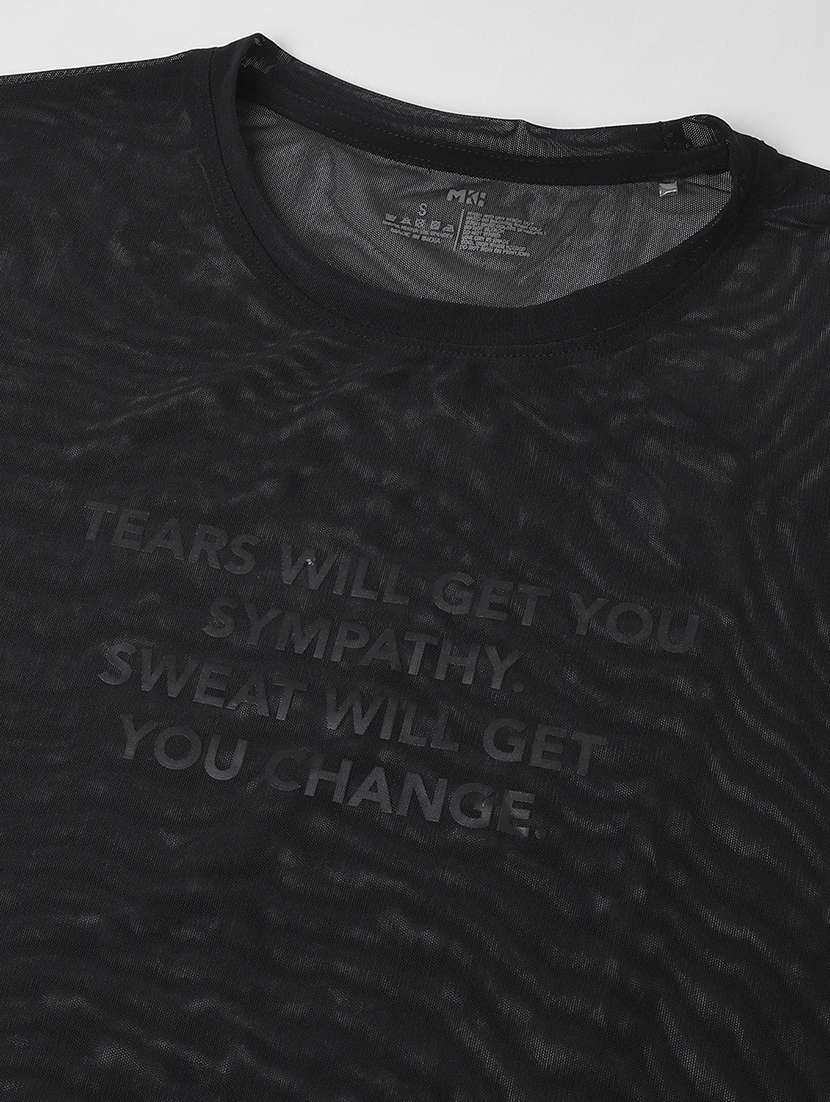 women typography printed relaxed fit dri-fit t-shirt - 21763201 -  Standard Image - 6