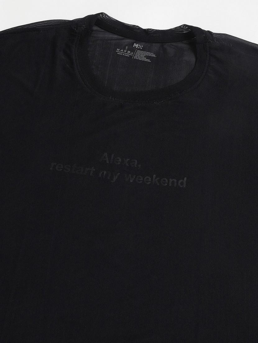 women typography printed relaxed fit dri-fit t-shirt - 21763237 - Standard Image - 6