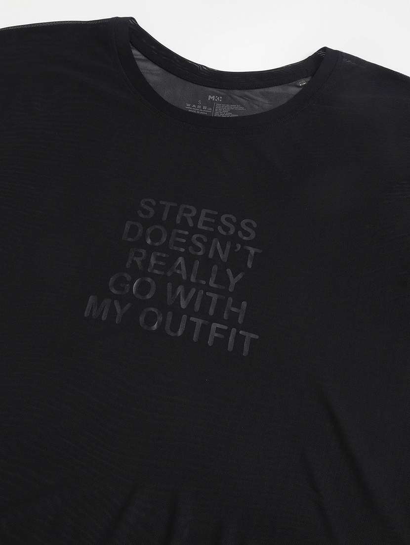 women typography printed relaxed fit dri-fit t-shirt - 21763255 -  Standard Image - 6