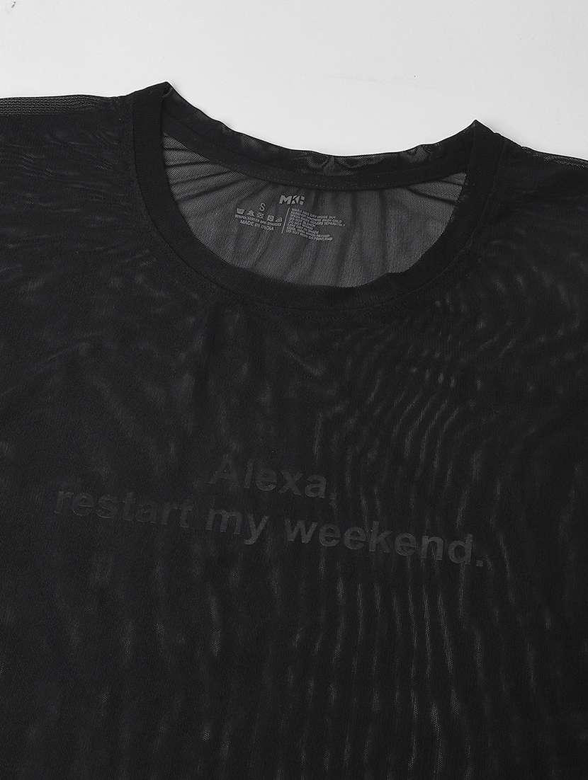 women typography printed relaxed fit dri-fit t-shirt - 21763258 -  Standard Image - 6