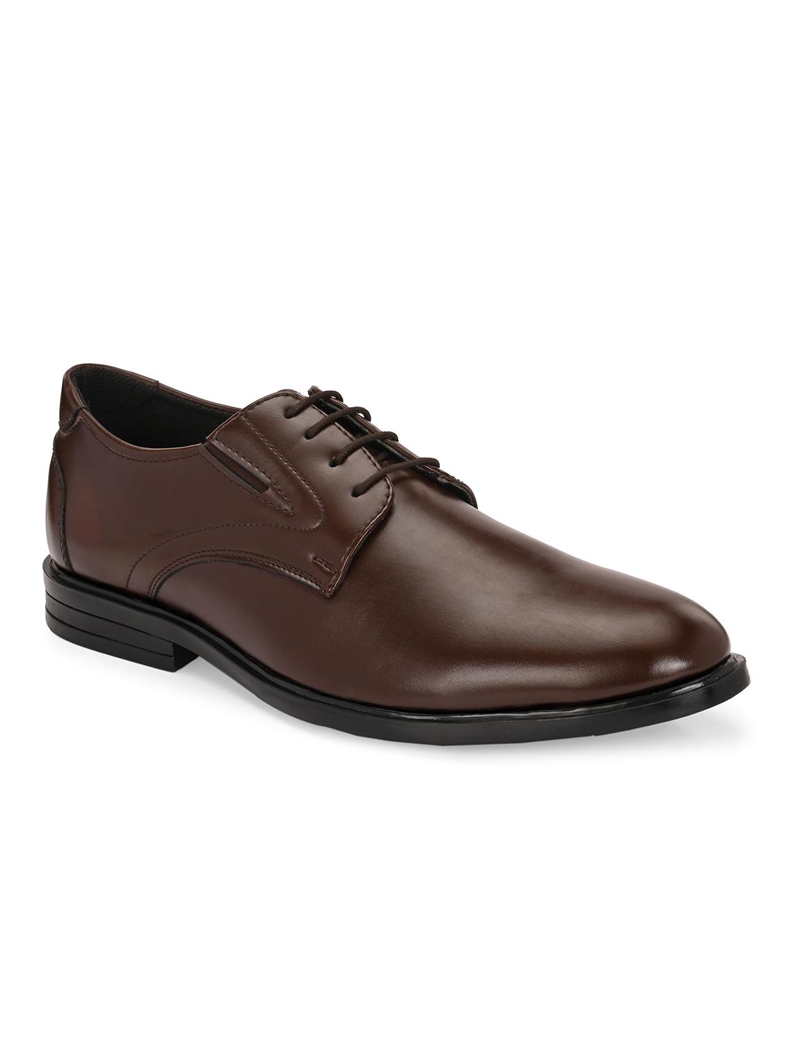 men brown lace-up derby - 21763310 - Standard Image - 1