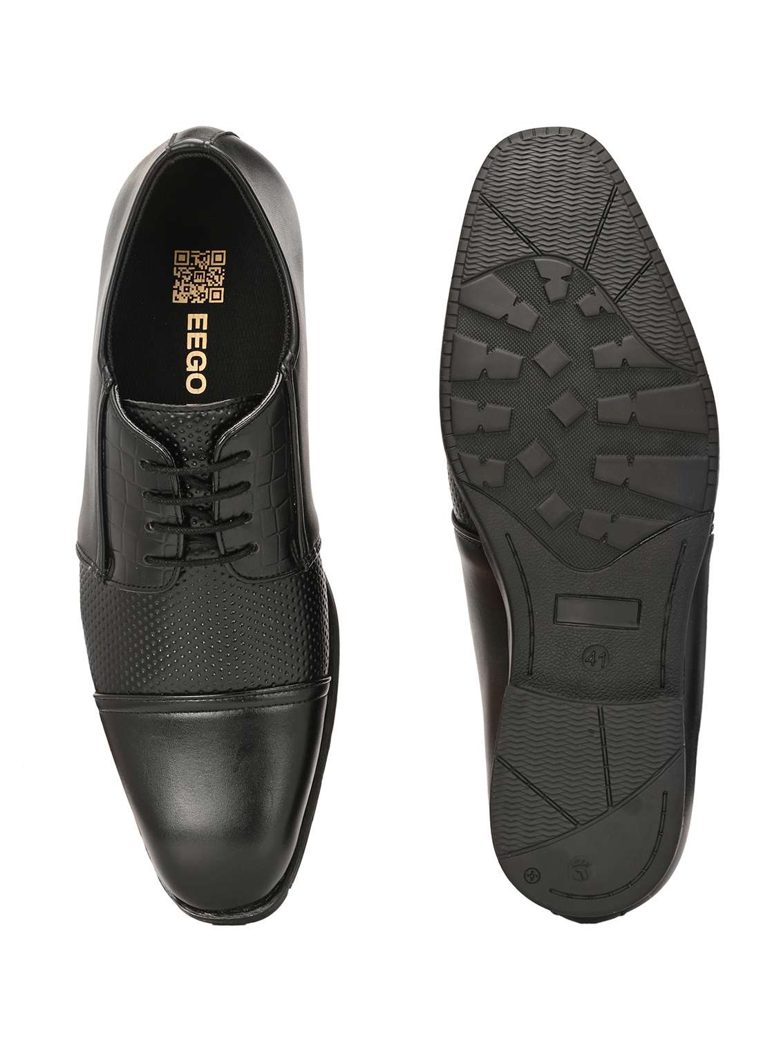 men black lace-up derby - 21763312 -  Standard Image - 4