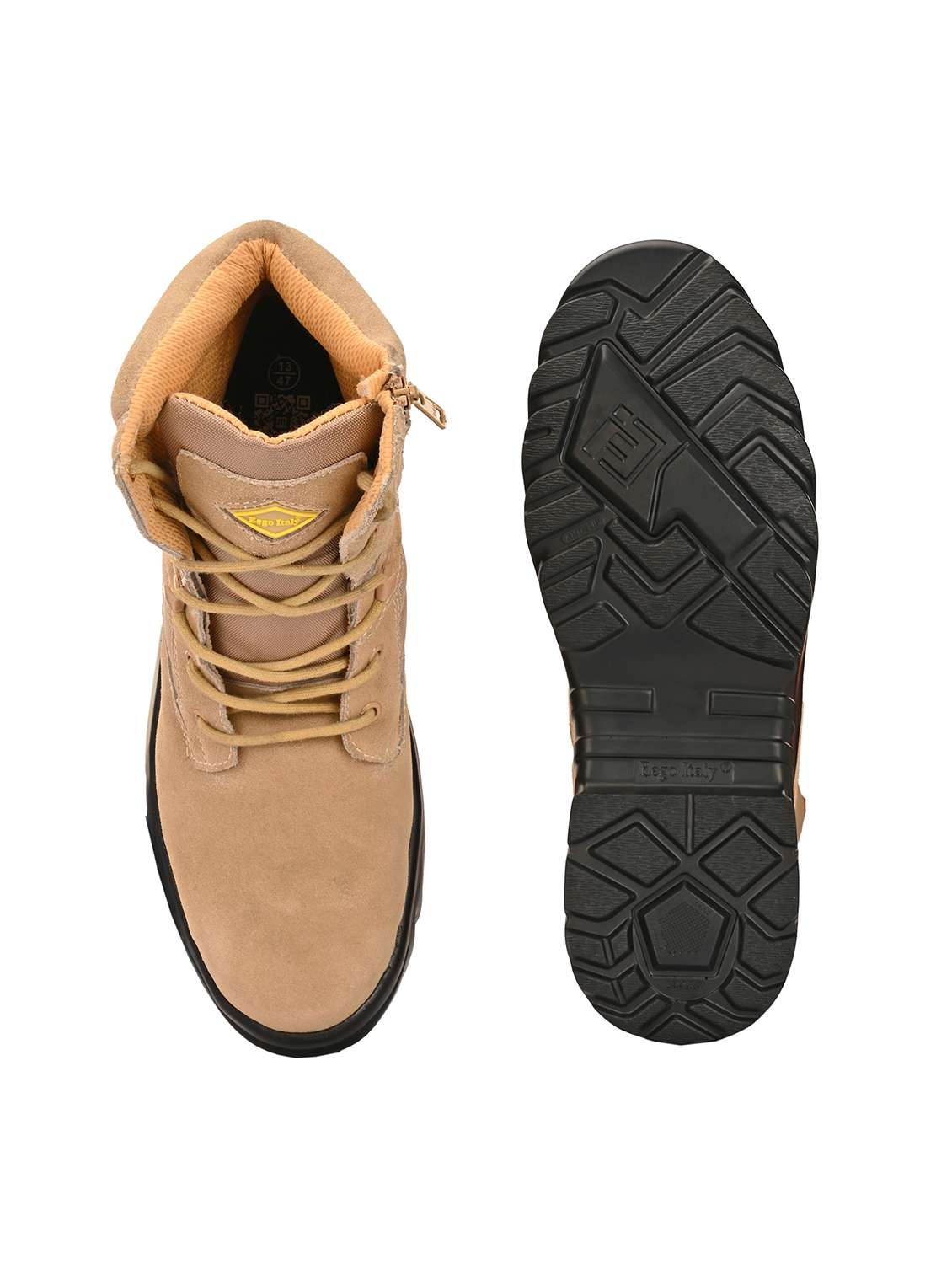 men beige hiking boots boot - 21763319 -  Standard Image - 4