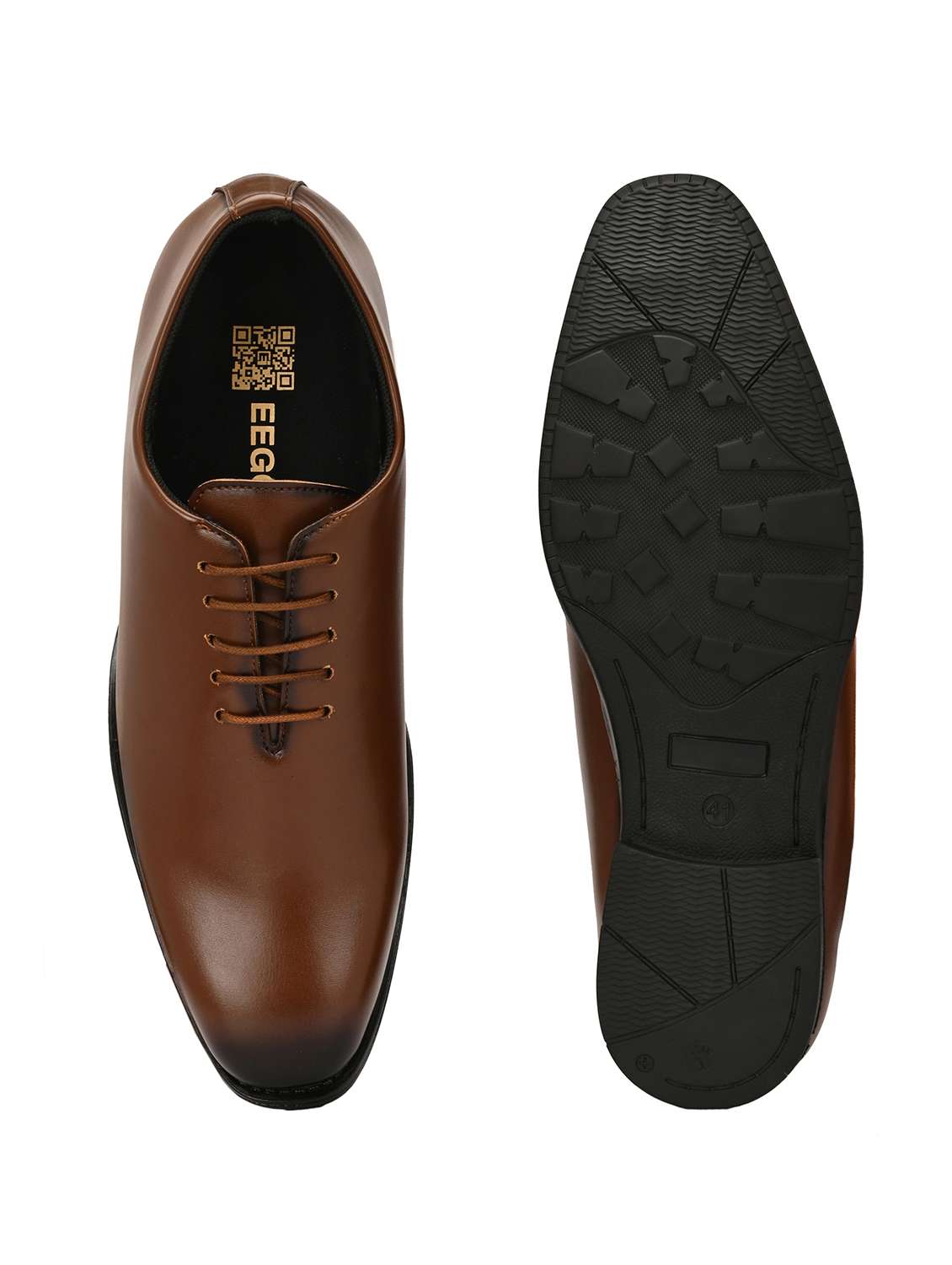 men tan slip on oxford - 21763324 -  Standard Image - 4