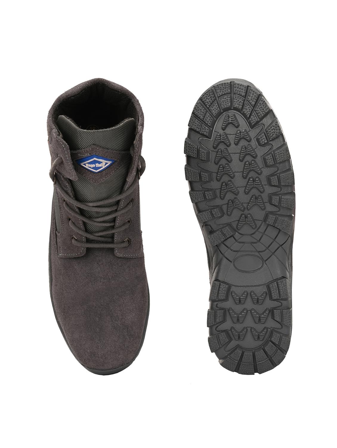 men grey lace up hiking boot - 21763330 - Standard Image - 4