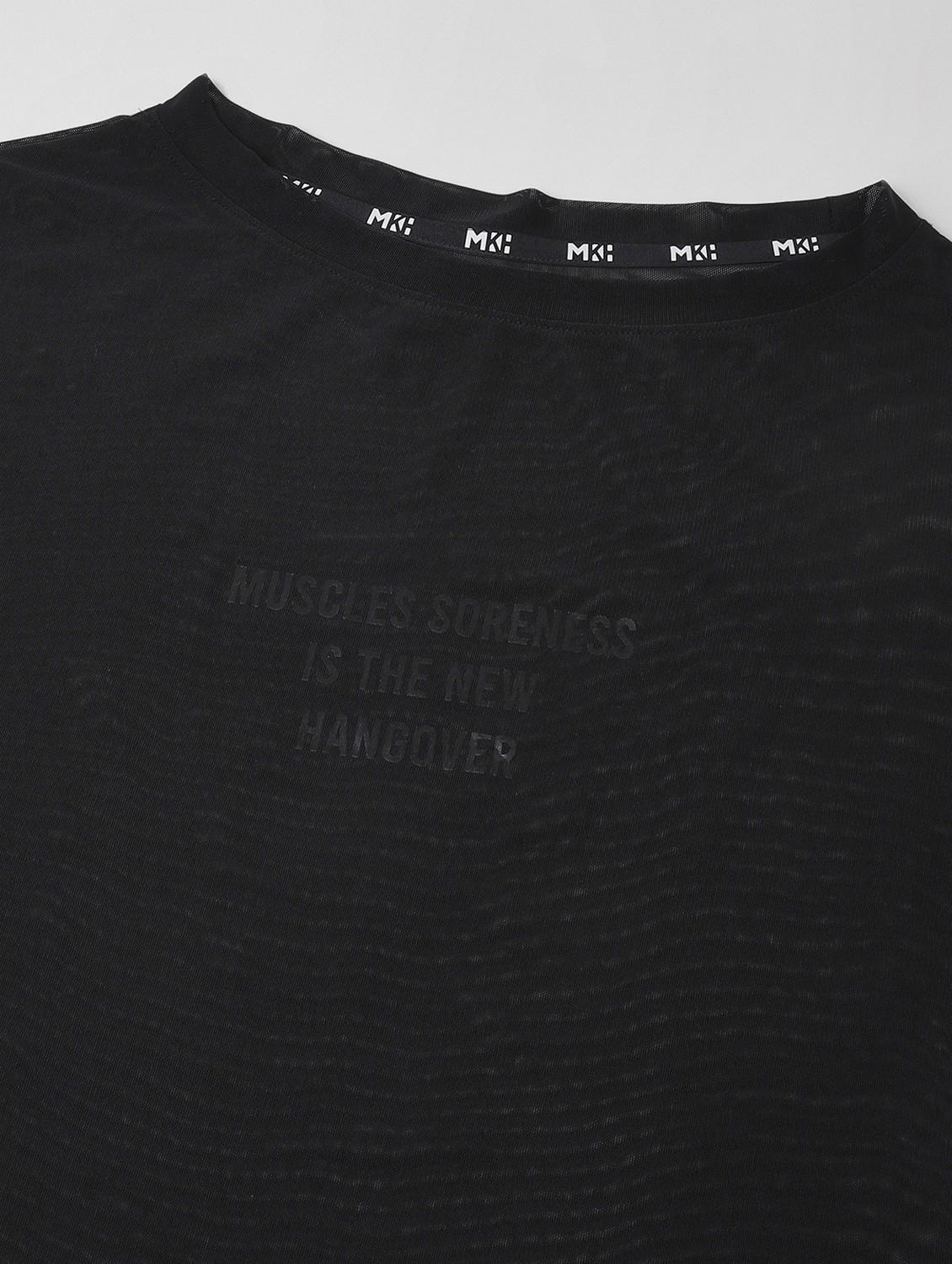 women black typographic long sleeve t-shirt - 21763355 - Standard Image - 6