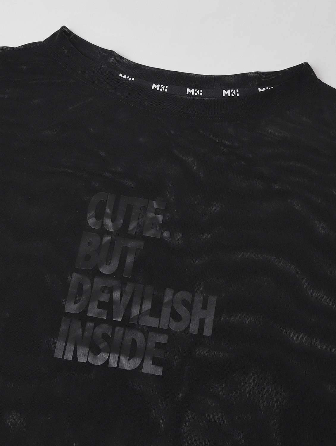 women black typographic long sleeve t-shirt - 21763358 - Standard Image - 6