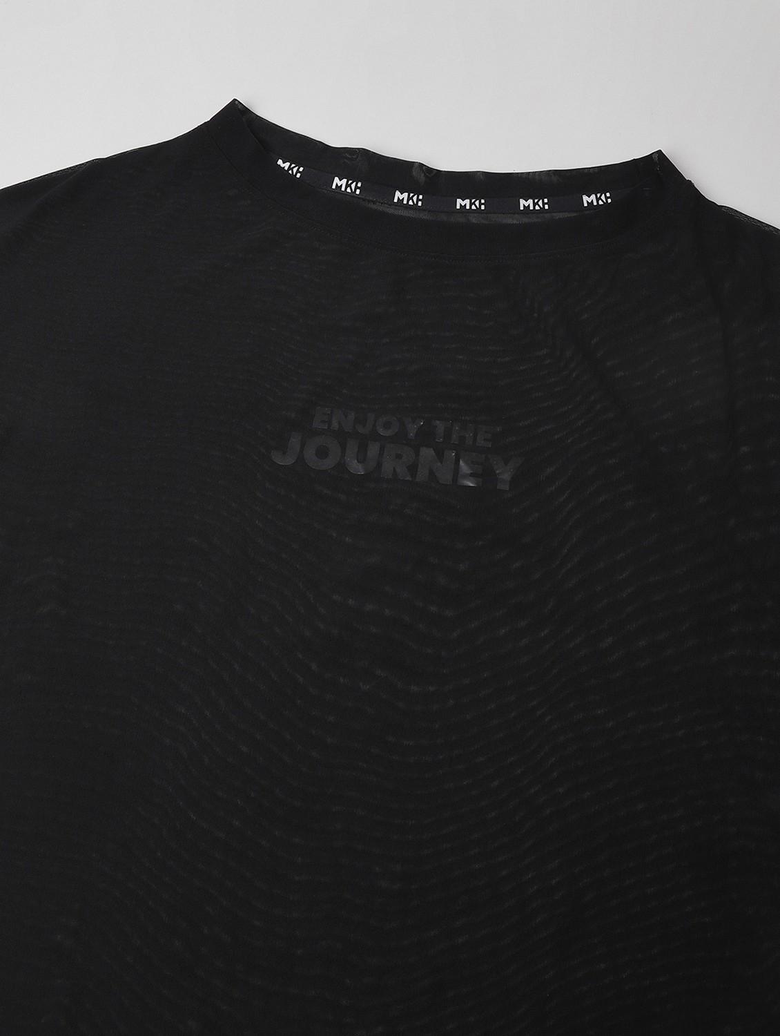 women printed long sleeves mesh sports t-shirt - 21763369 - Standard Image - 6