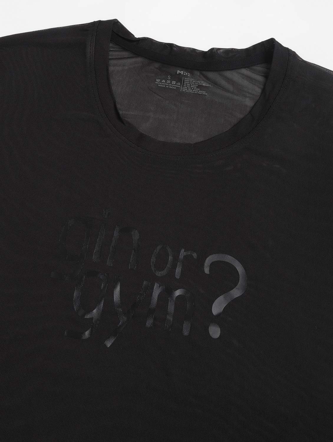 women typographic printed mesh sports t-shirt - 21763384 -  Standard Image - 6